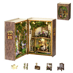 Flever Forest Wonderland dollhouse exterior with cozy cottage charm for display