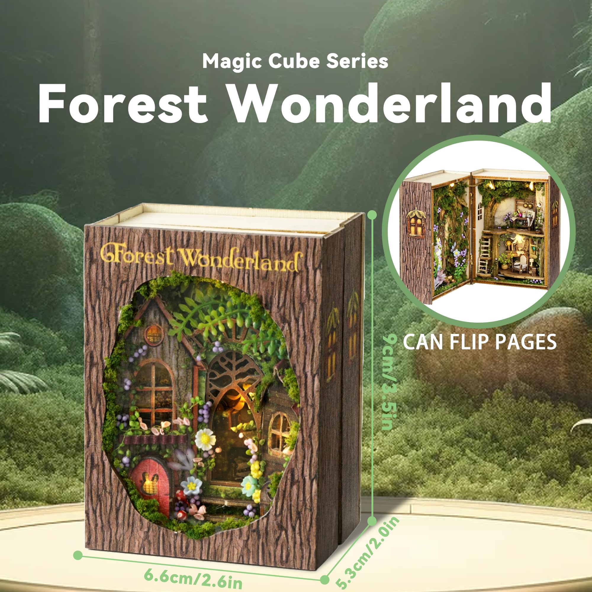 Flever Forest Wonderland living room furniture arranged for charming mini scenes