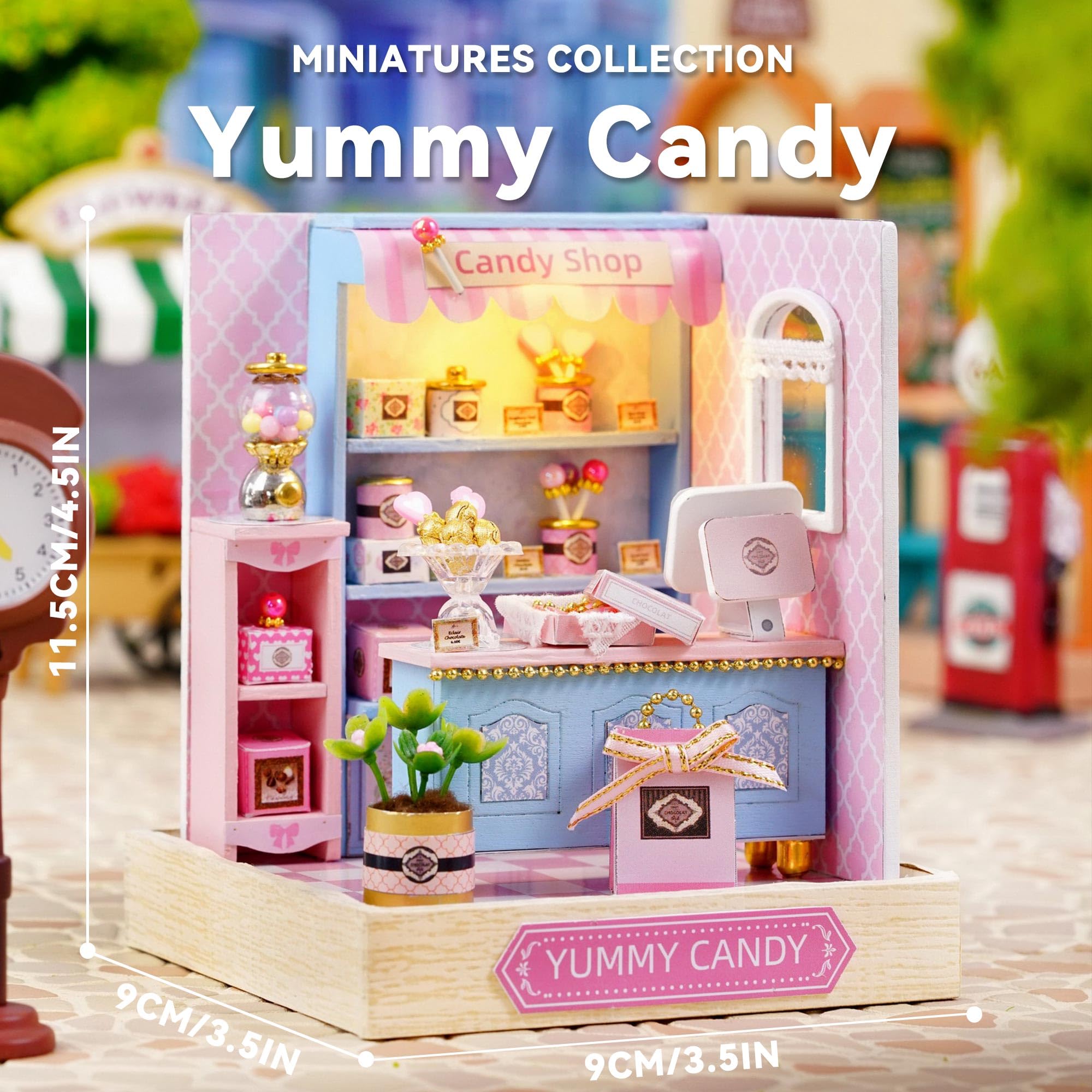 Flever dollhouse furniture and decor kit details for styling