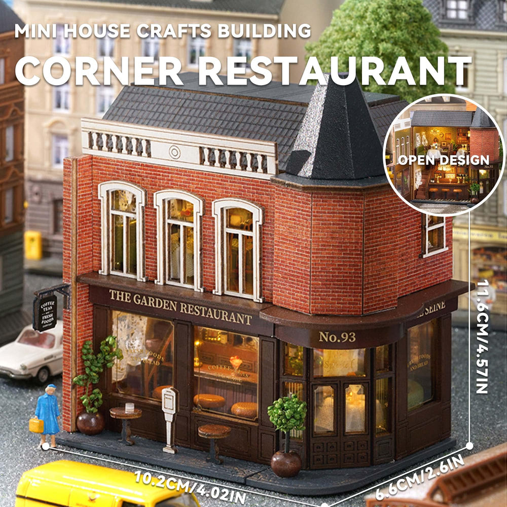 Flever dollhouse furniture set adds tiny realism to rooms.