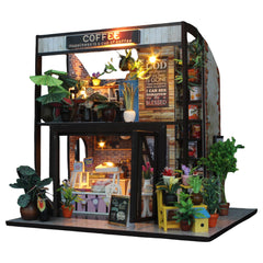 Flever dollhouse house-assembly kit for a calming, creative weekend project