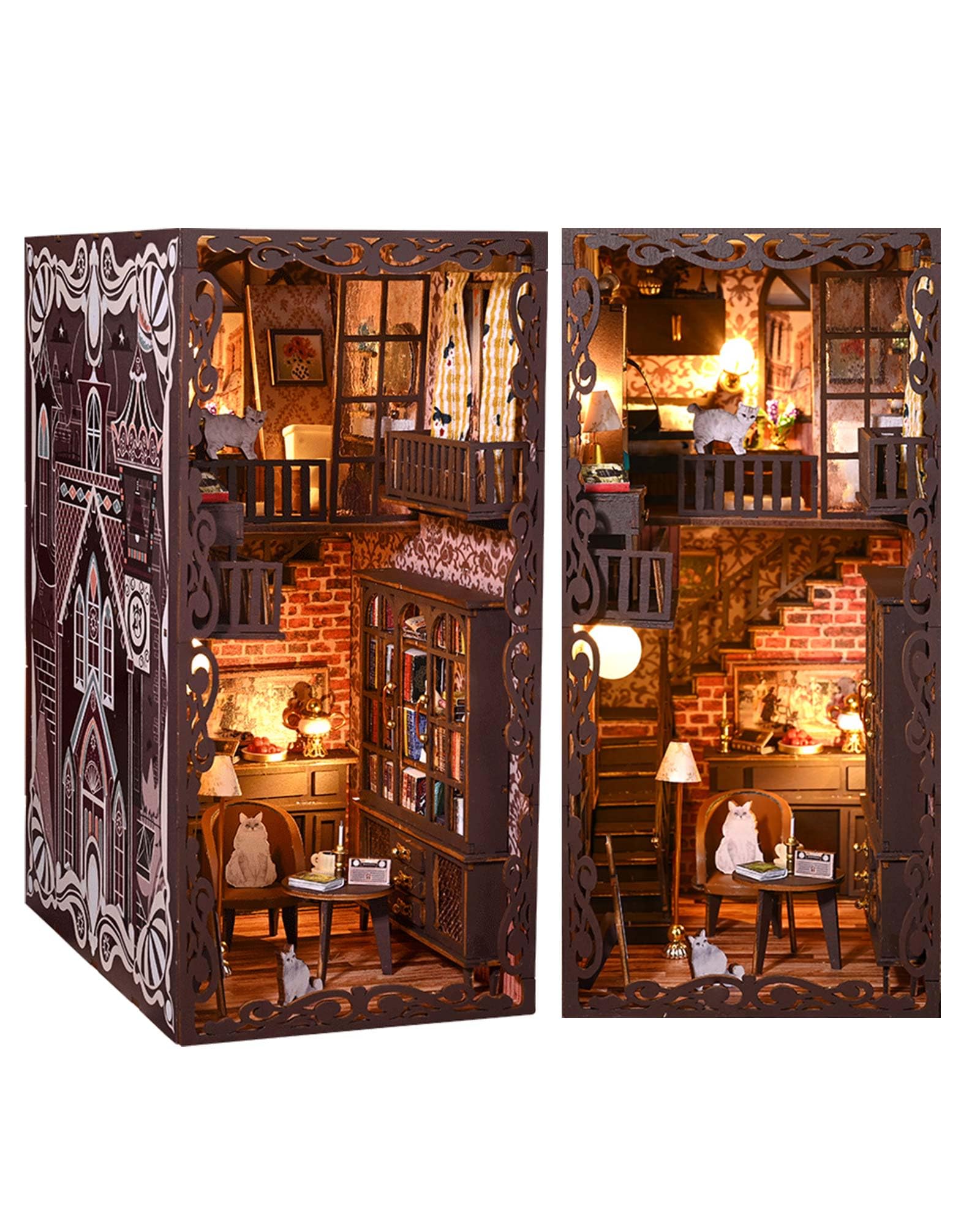 Flever dollhouse kit house-structure pieces ready for precise assembly
