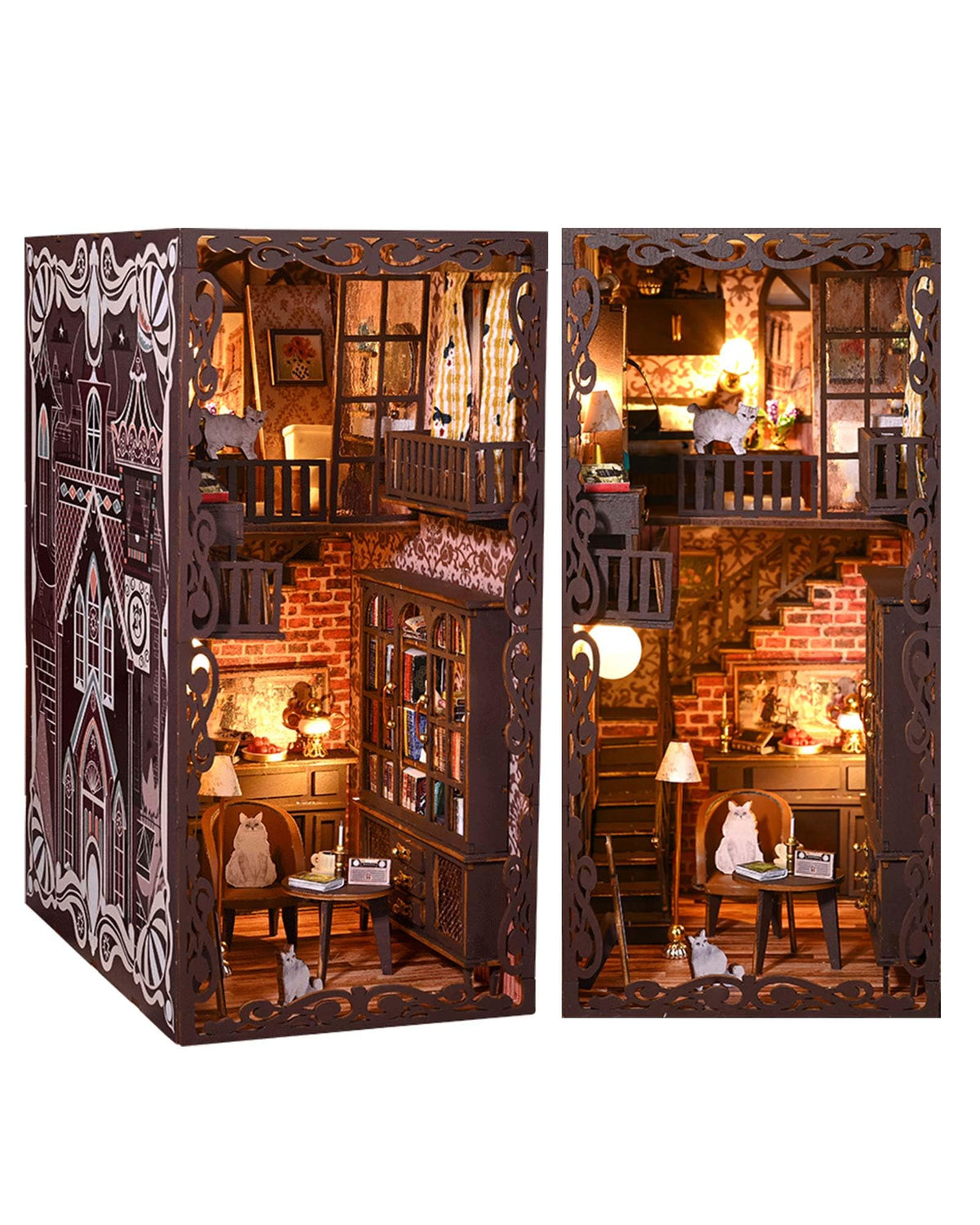 Flever dollhouse kit house-structure pieces ready for precise assembly