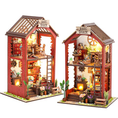 Flever dollhouse kit house structure for a precise DIY build.