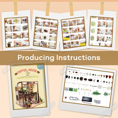 Clear Flever dollhouse instruction manual guiding your build step by step