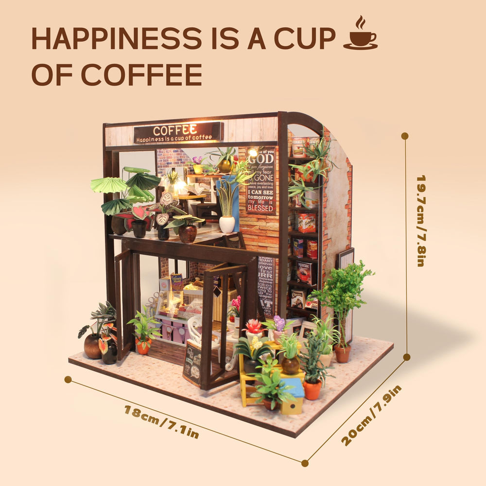 Flever dollhouse LED-lighting setup adds warm ambience to display