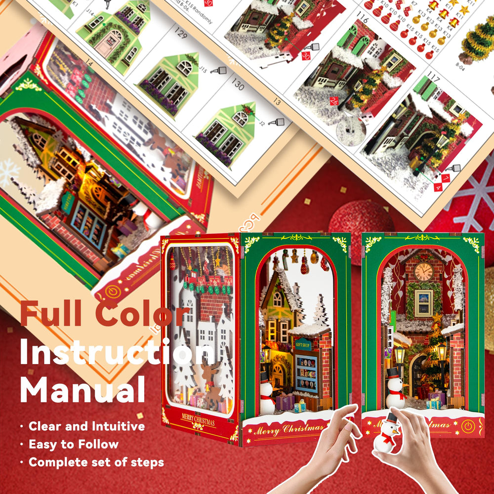 Flever dollhouse kit precision pre-cut pieces for easy assembly.