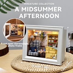 Flever dollhouse kit during assembly with step-by-step guidance for beginners.