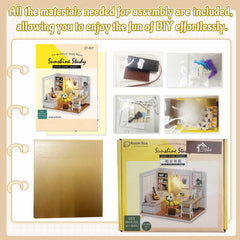 Flever Sunny Study with dust-proof cover protecting delicate miniatures.