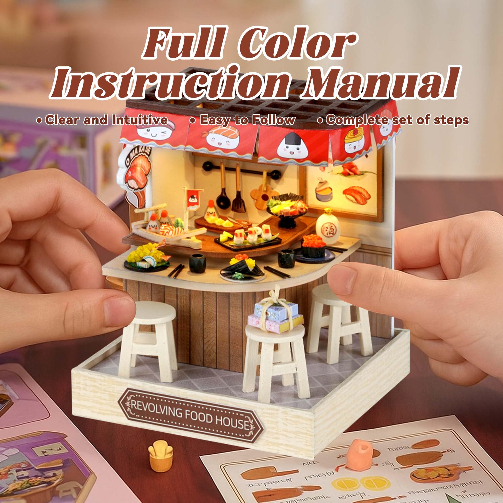 Flever included tools support precise, careful assembly