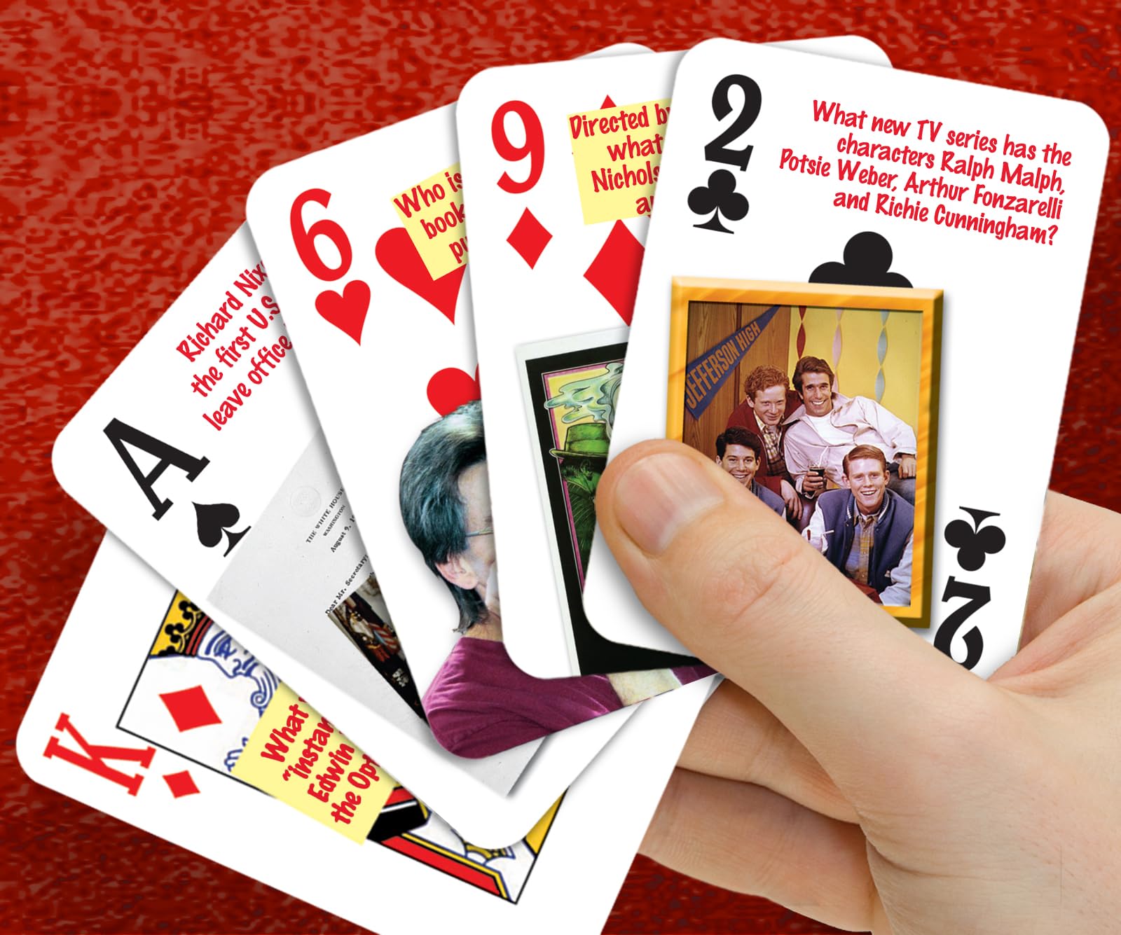 Flickback 1975 jokers trivia features extra sports questions for lively party moments