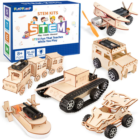 FliipFlaap six-in-one STEM kit model assembly scene for hands-on learning