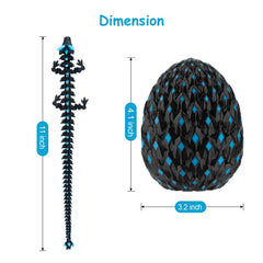 FLISAT dragon inside the egg offers a delightful surprise for collectors.