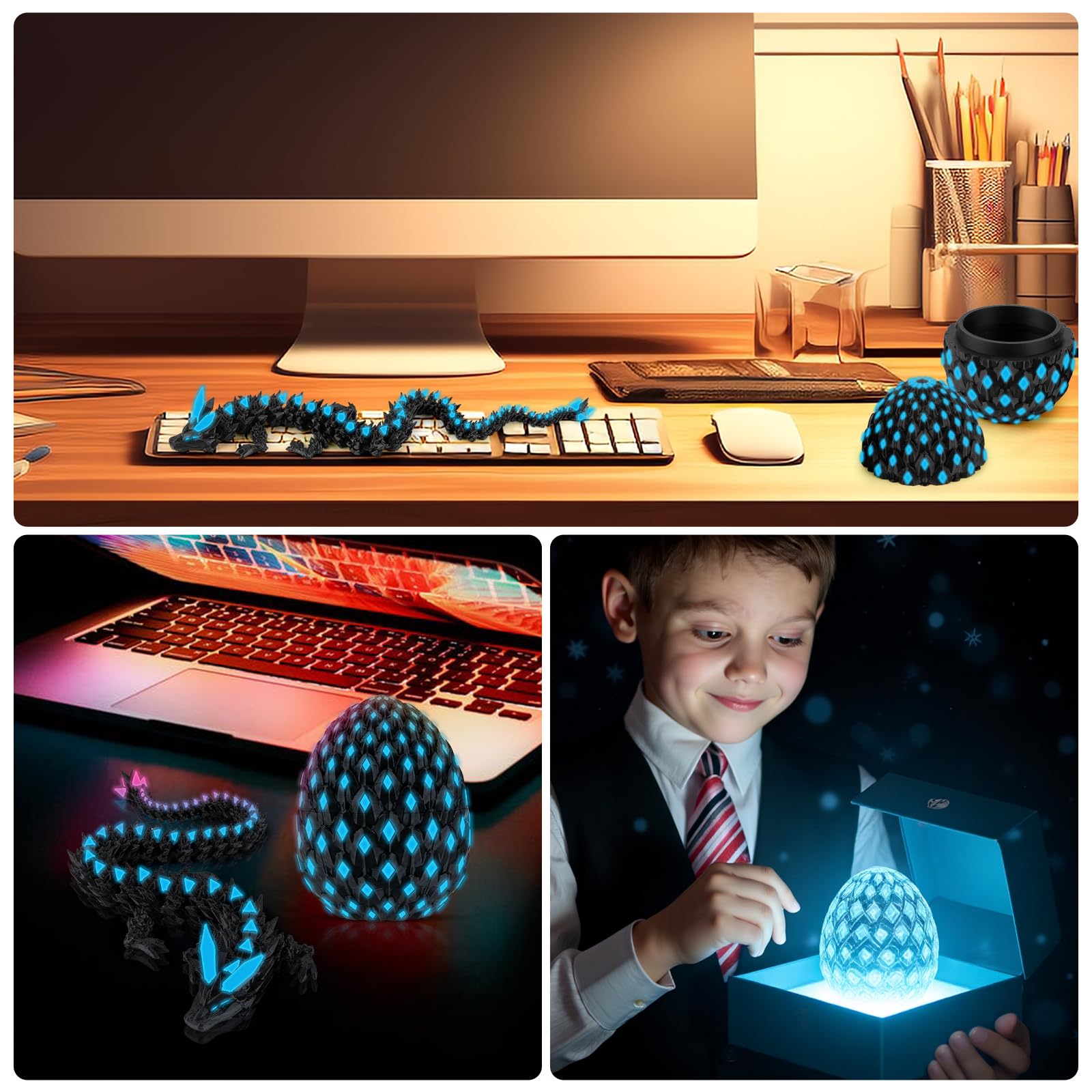 FLISAT Easter basket dragon egg adds magic to holiday celebrations.
