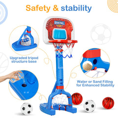 FLMAQE adjustable-height stand grows with your child from toddlers to preschoolers