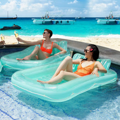 Float Joy Suntan Tub deflates quickly for easy packing and transport