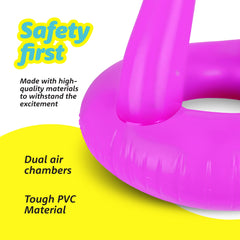 Floatify Flamingo float is durable and designed for pool party decorations.