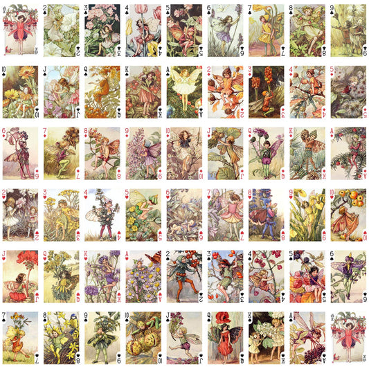 FLONZGIFT Flower Fairy cards inner illustrations reveal unique art on each card for collectors.
