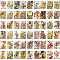 FLONZGIFT Flower Fairy cards inner illustrations reveal unique art on each card for collectors.