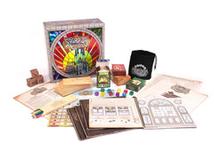 Floodgate Games Sagrada Artisans board layout highlights drafting and tactical planning.