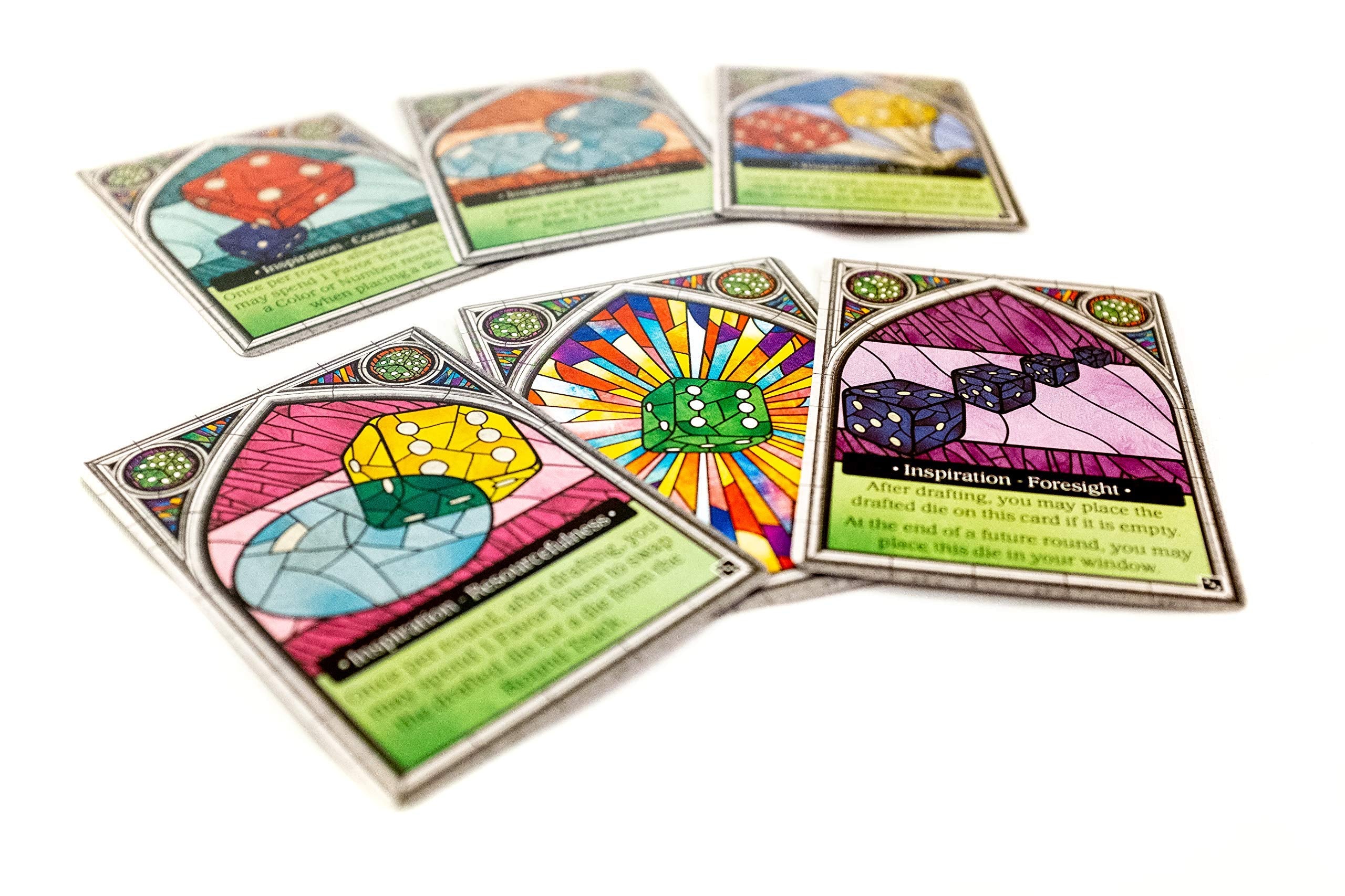 Floodgate Games Sagrada: Passion Expansion rulebook highlights new options for balanced scoring.