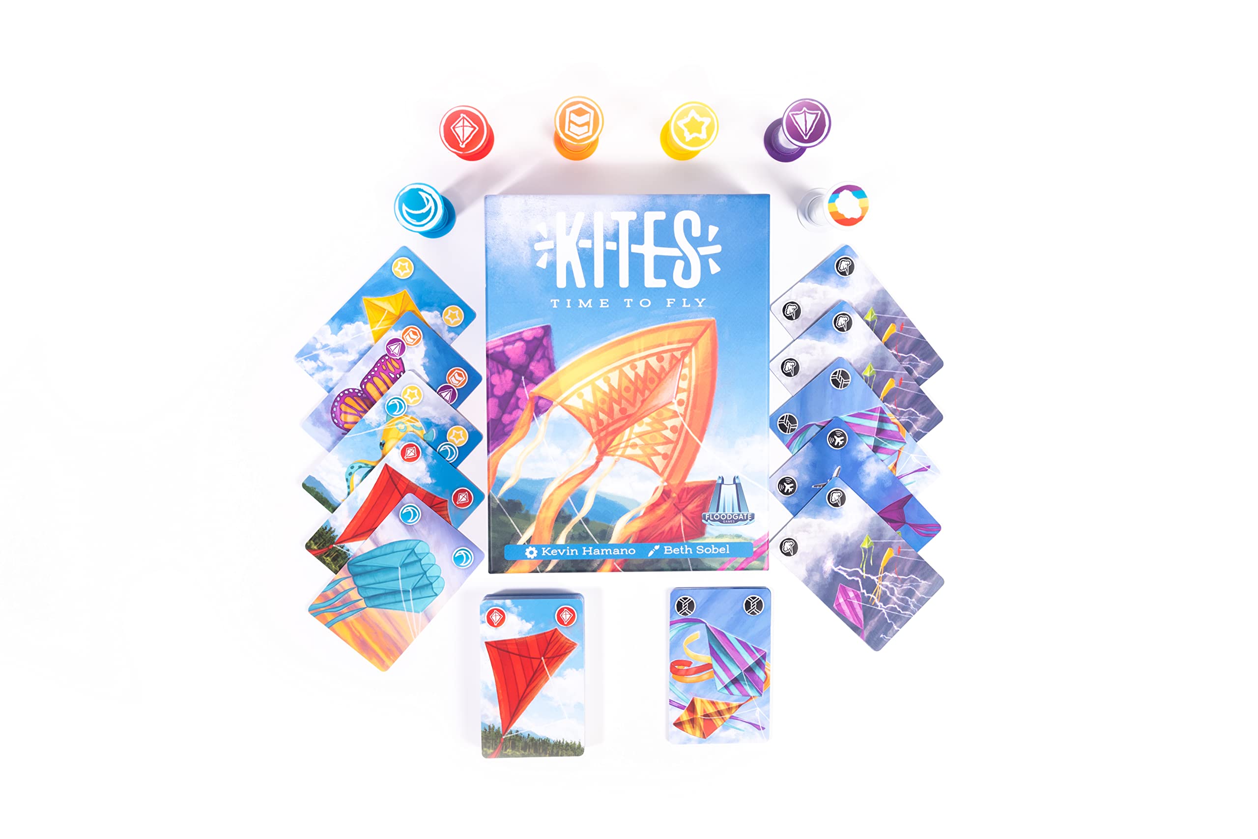 Floodgate Kites Time to Fly box art hints at vibrant play