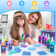 Flooyes glitter gels add sparkle for eye-catching arts and crafts projects