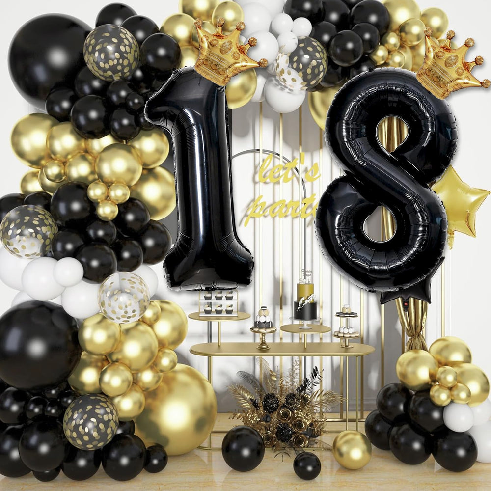 Florisland crown and number balloon set creates playful focal points for celebrations.