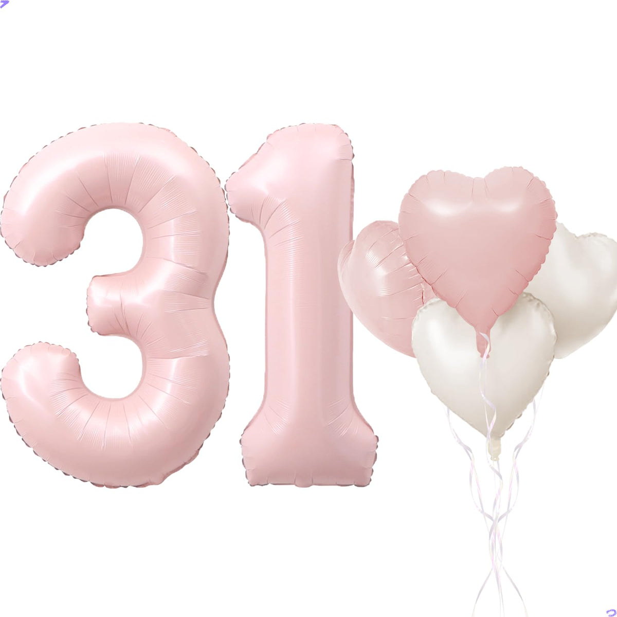 Florisland pink 31 balloon arch element for eye-catching birthday photos.