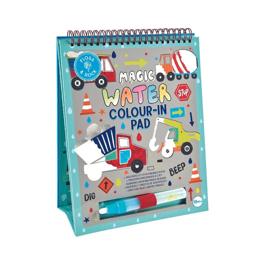 Floss & Rock easel and pen construction for mess-free kid creativity.