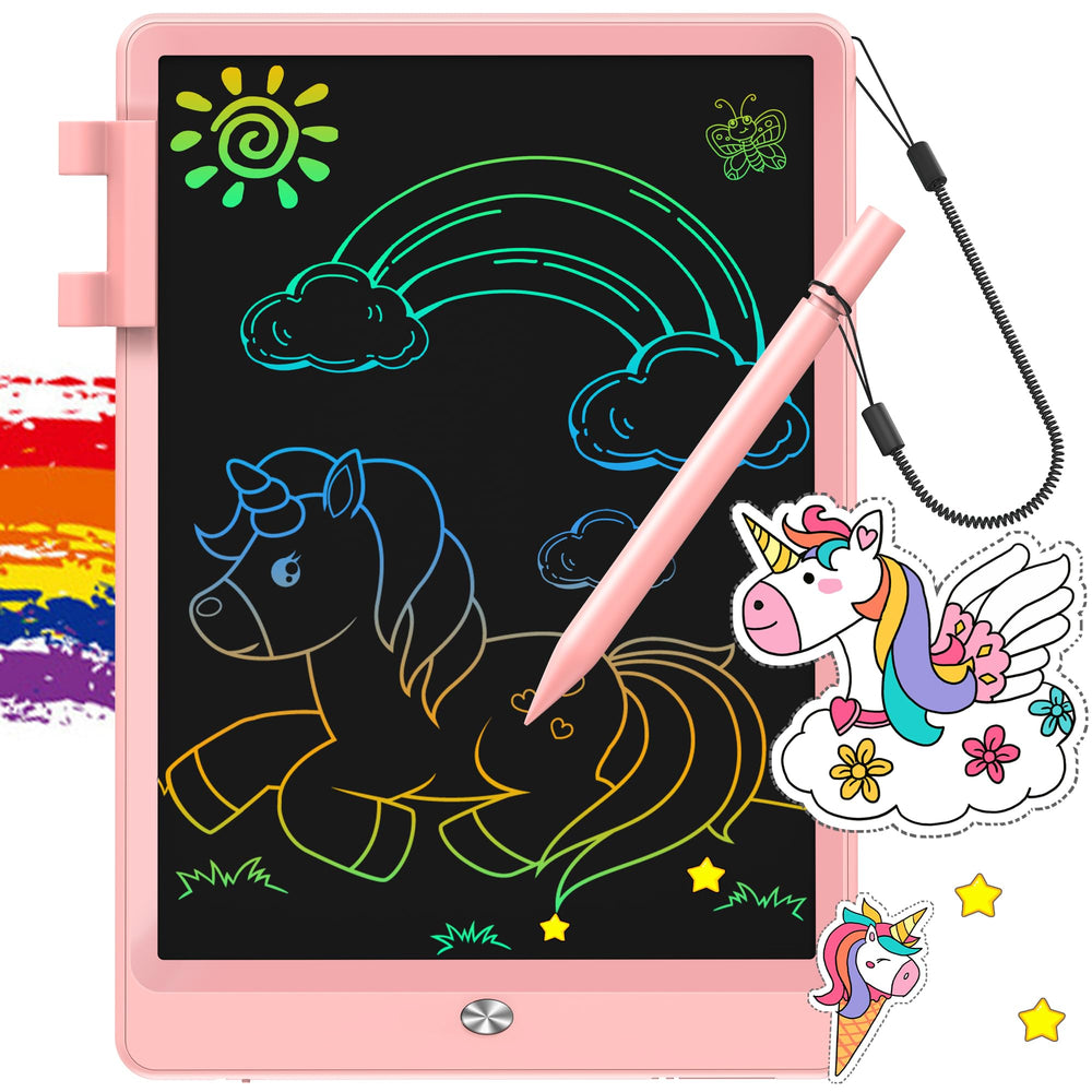 FLUESTON LCD Writing Tablet front view with vivid lines for creative learning