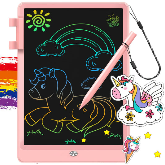 FLUESTON LCD Writing Tablet front view with vivid lines for creative learning