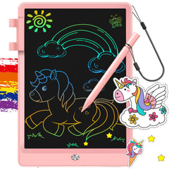 FLUESTON LCD Writing Tablet front view with vivid lines for creative learning