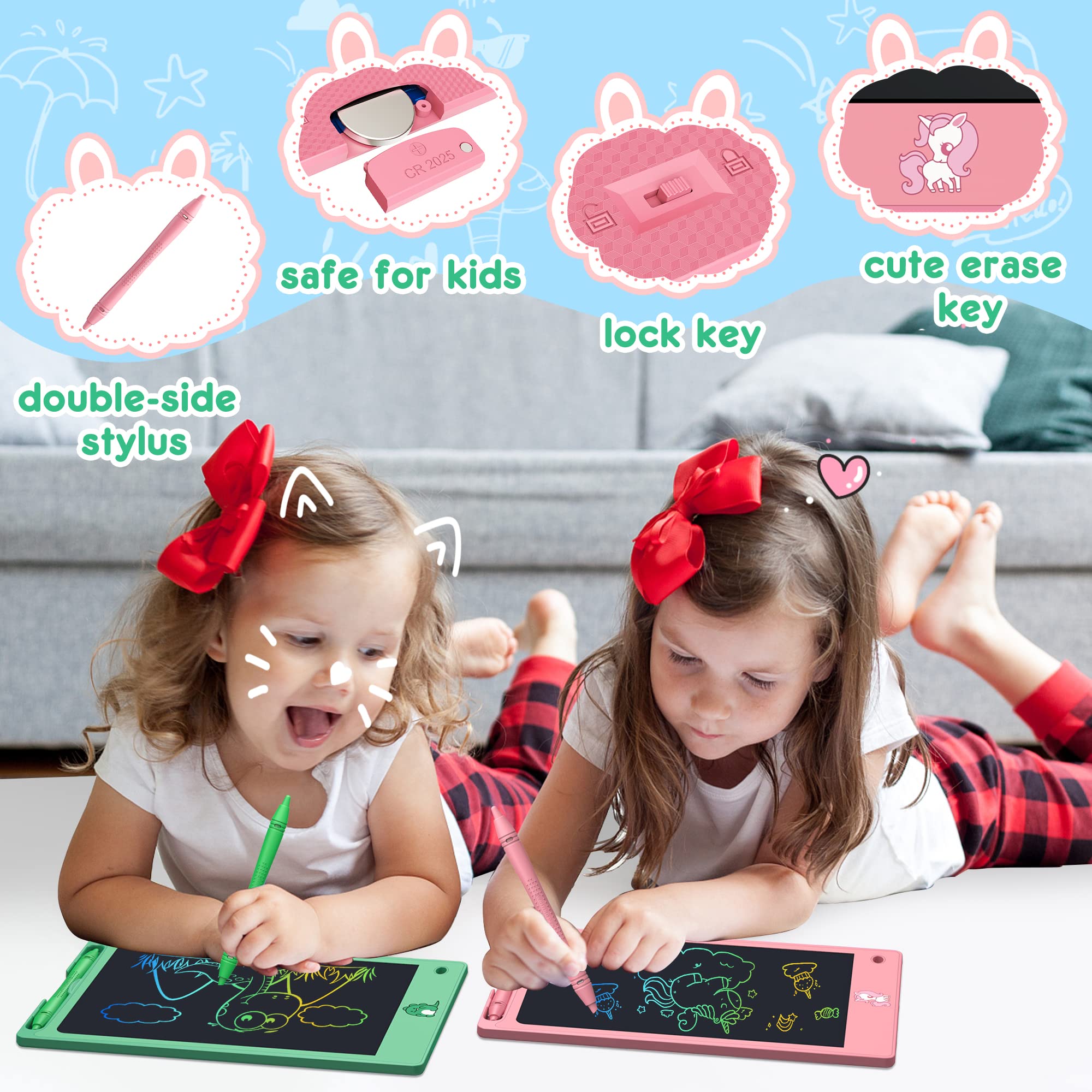 FLUESTON whale LCD drawing tablet safe for kids