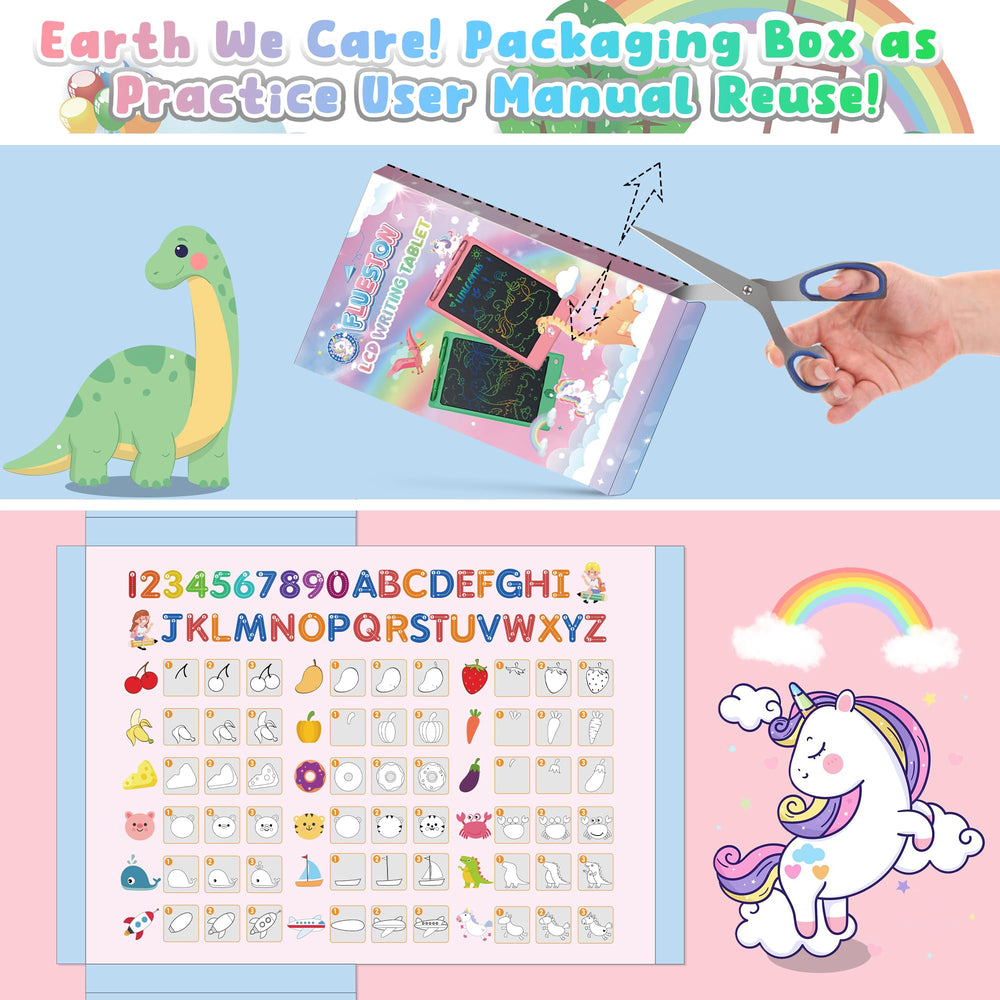 FLUESTON 8.8-inch LCD tablet ideal for kids' art on the move