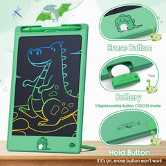 FLUESTON stylus with dinosaur tablet for accurate doodling on the go