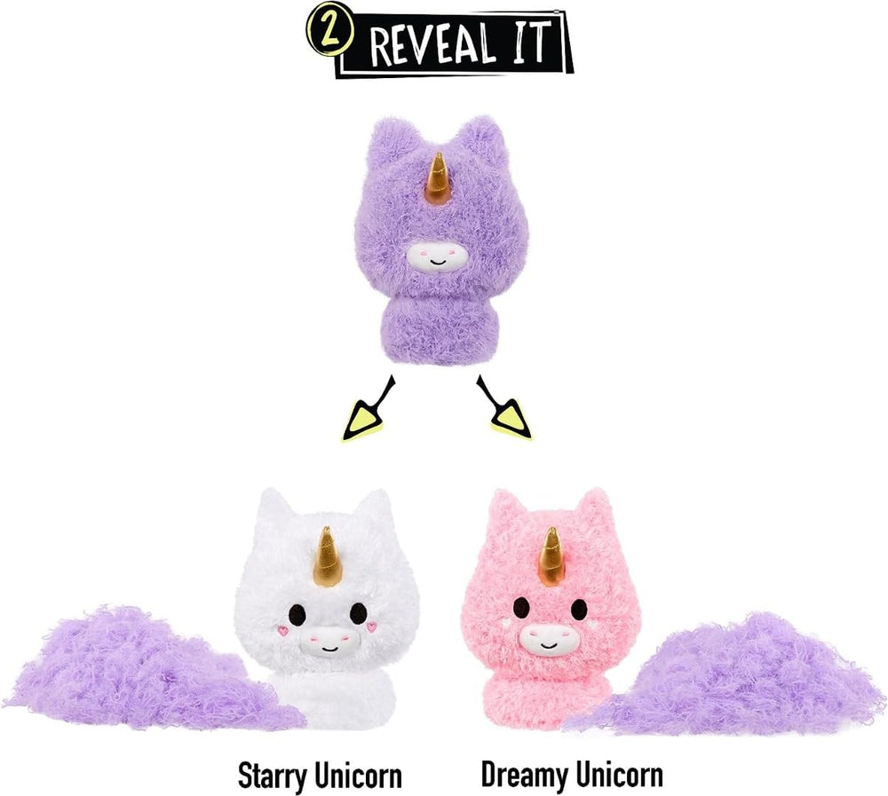 Fluffie Stuffiez fluff pouch storage doubles as squishy storage and second friend.