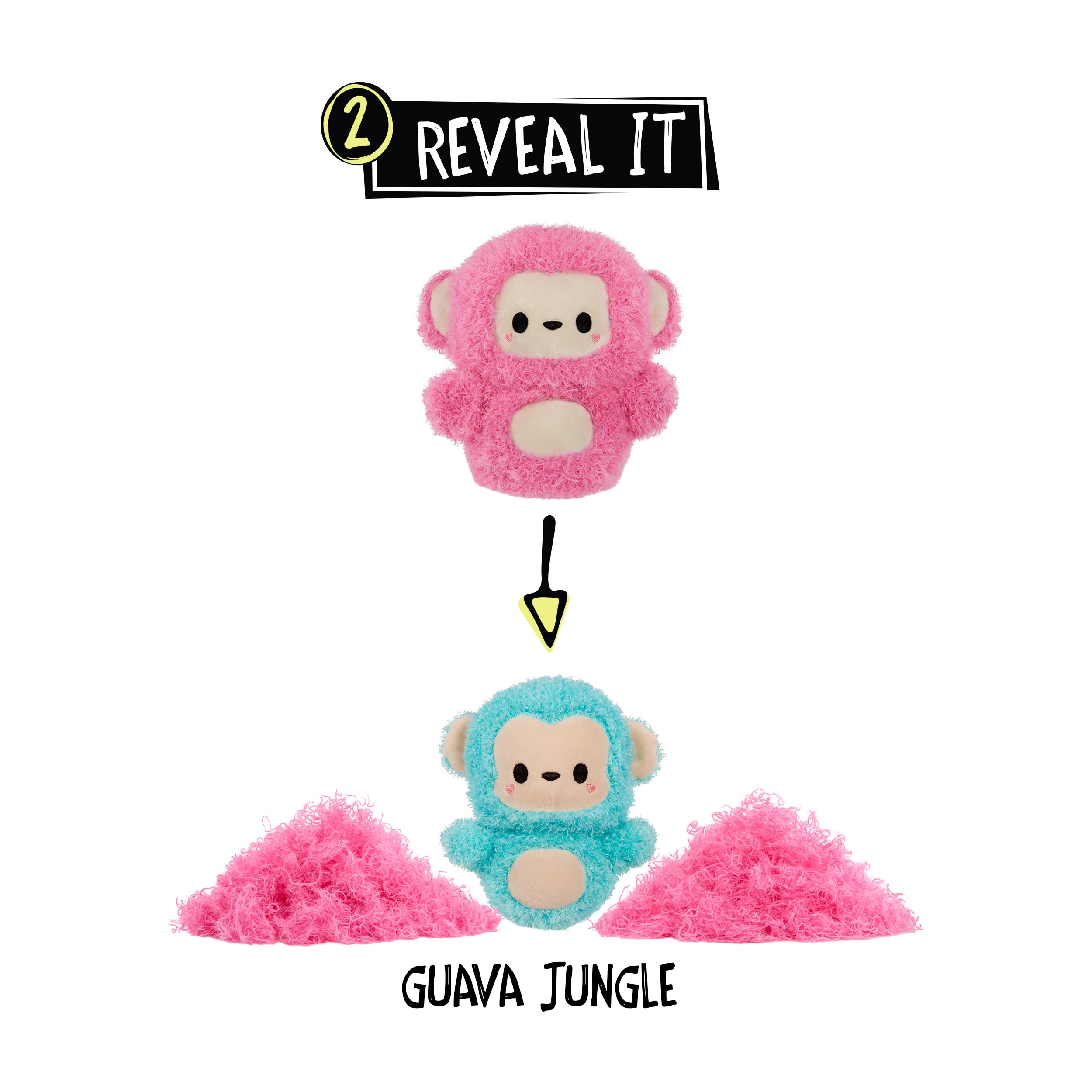Fluffie Stuffiez Monkey small collectible—creative customization during pull reveals