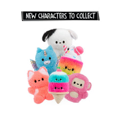 Fluffie Stuffiez Monkey small collectible—soft pouch storage doubles as play companion
