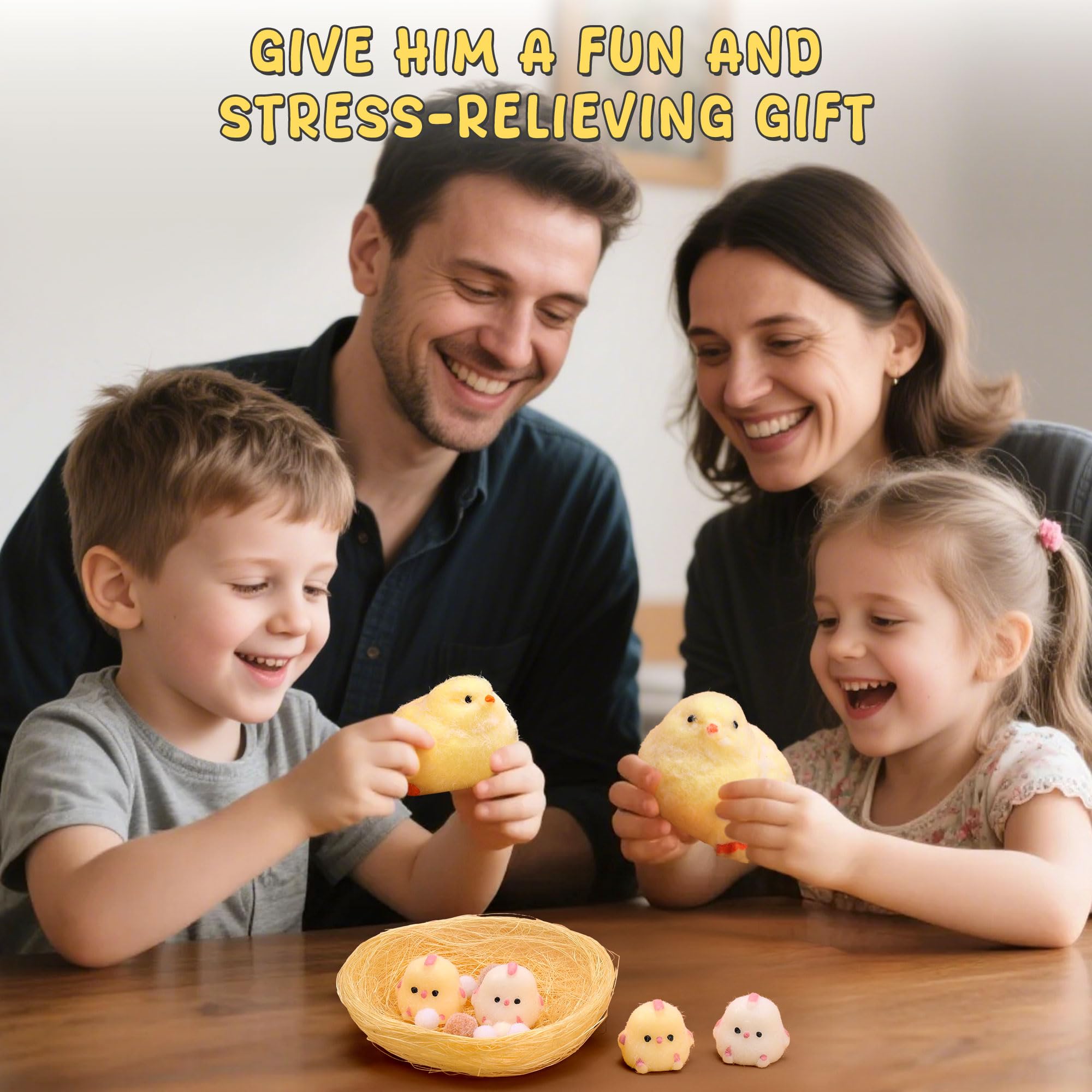 FlufiFiea 6-piece set with varied sizes for classroom rewards and activities.