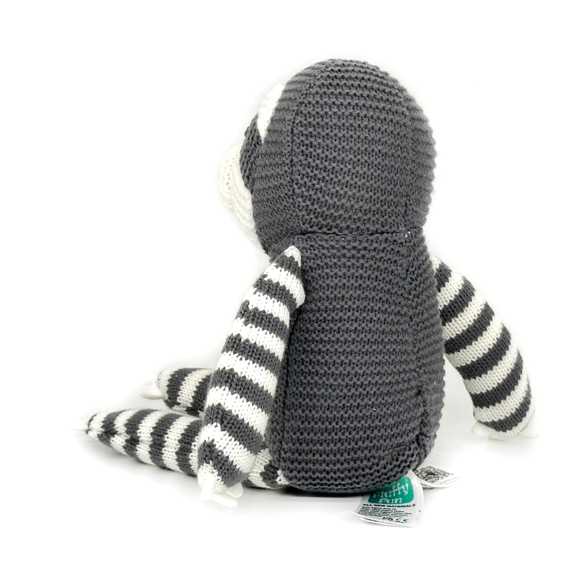 FLUFFYFUN sloth plush full-length 12in demonstrates a versatile play size