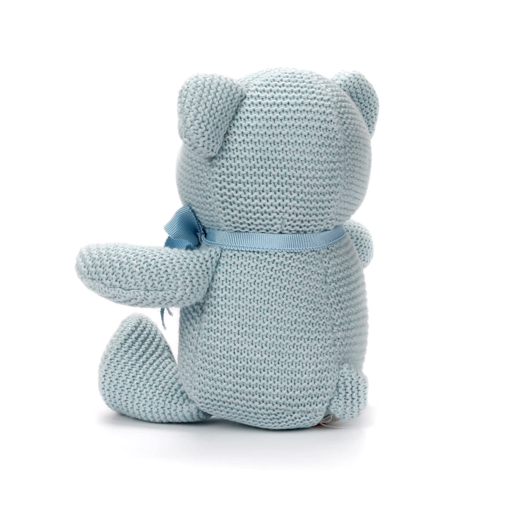 FLUFFYFUN blue teddy bear inner organic cotton fiber for softness