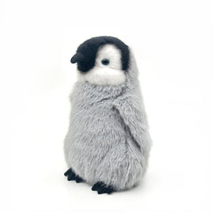 FLUFFYFUN flapping-wing penguin plush belly-squeeze action, activates motion for engaging play.