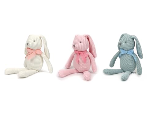 FLUFFYFUN organic cotton bunny plush, ideal for baby shower gifting and bedtime rituals.