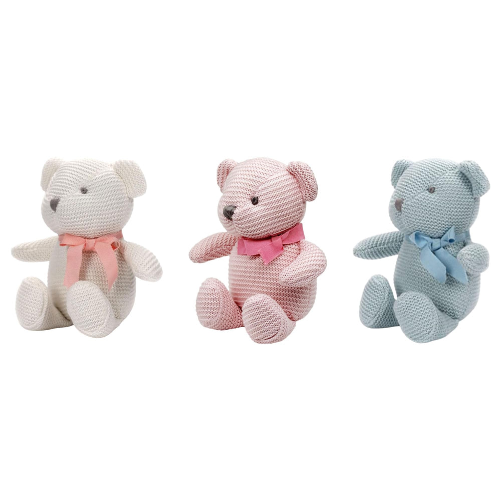 FLUFFYFUN organic cotton teddy bear close-up showing soft texture