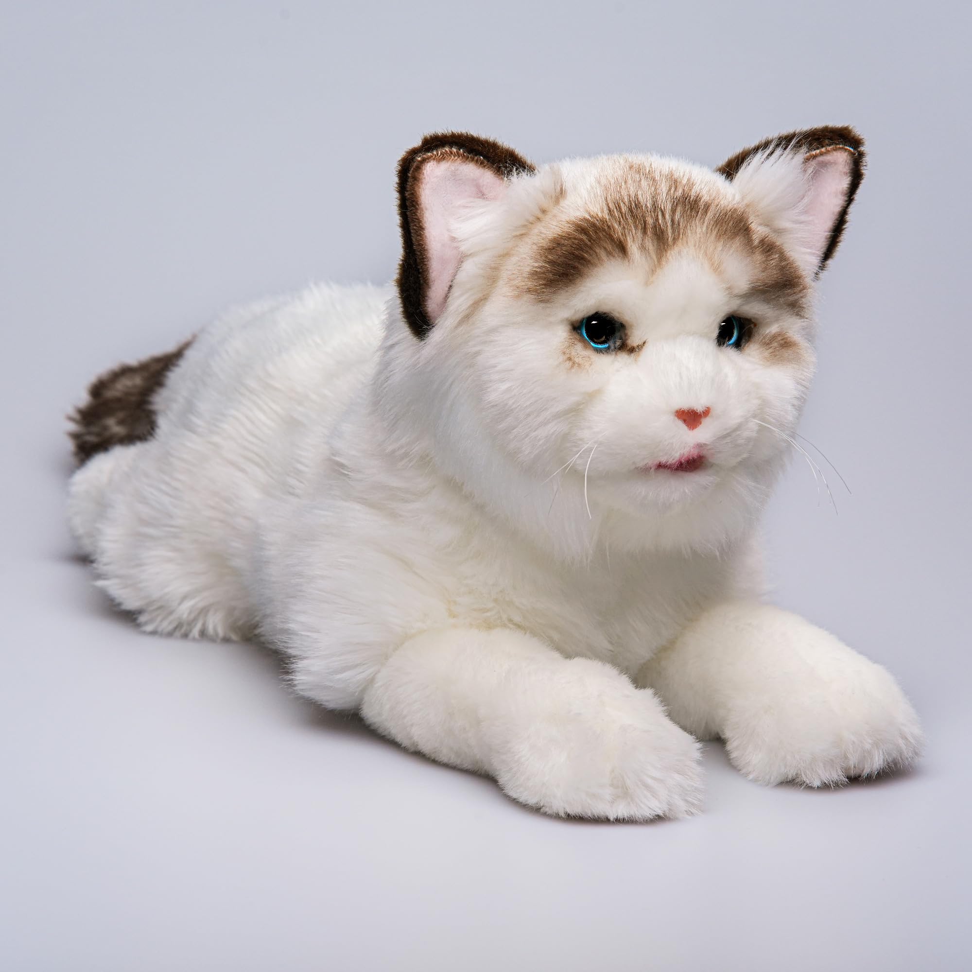 FLUFFYFUN Blinks Meows Purrs cat offers varied sounds for playful interactions