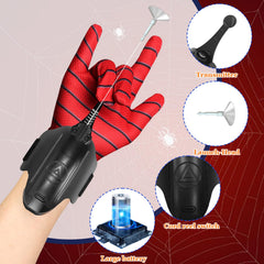 Flustime Spider Web Shooter 3.0 magnetic tip setup for secure web launches.
