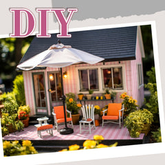 Flutesan dollhouse DIY creativity kit for customization.
