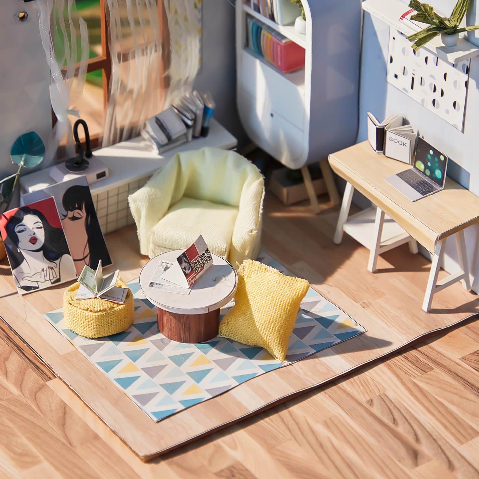 Flutesan natural style decor ideas for modern miniature interiors