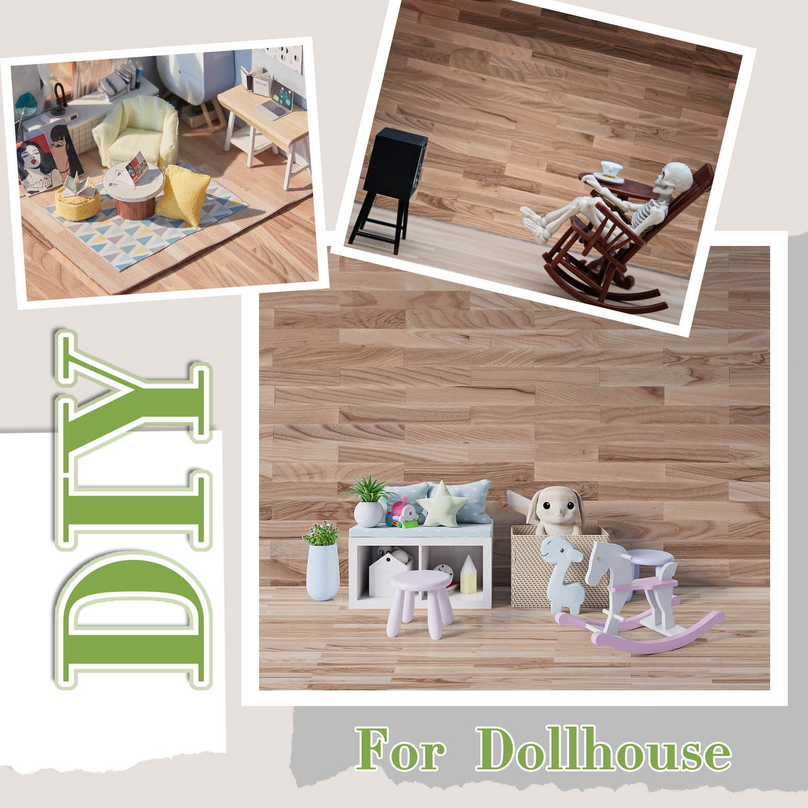 Flutesan DIY friendly flooring invites drawing and personal designs